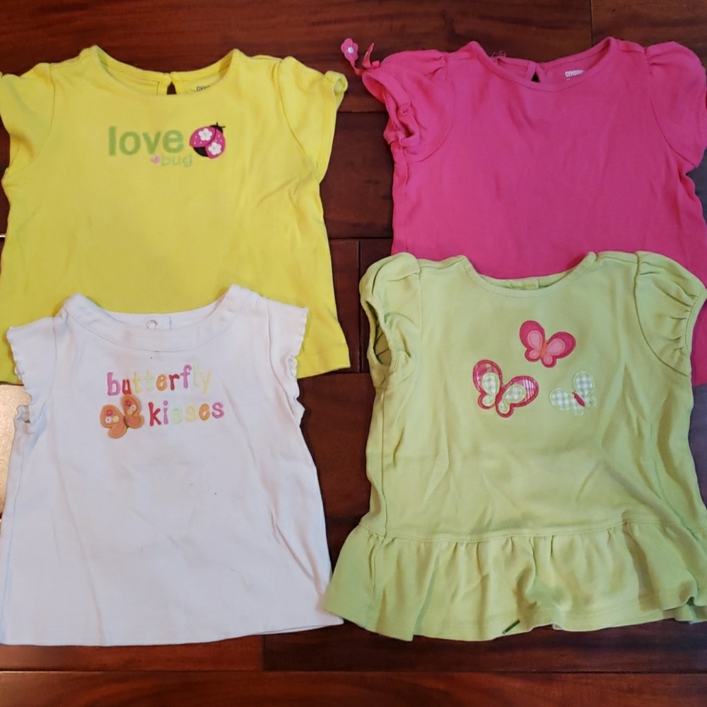 Toddler girls t shirt lot